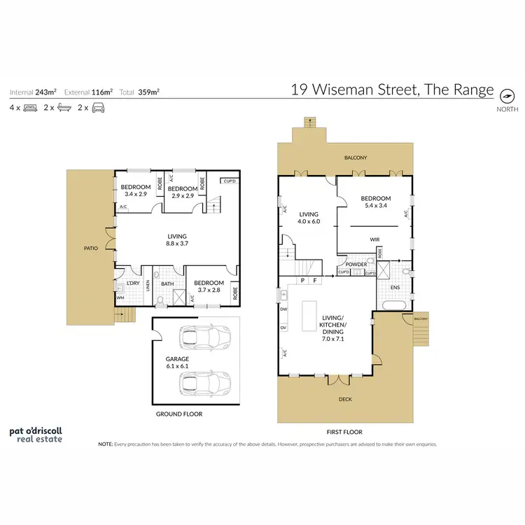Floorplan of Homely house listing, 19 Wiseman Street, The Range QLD 4700