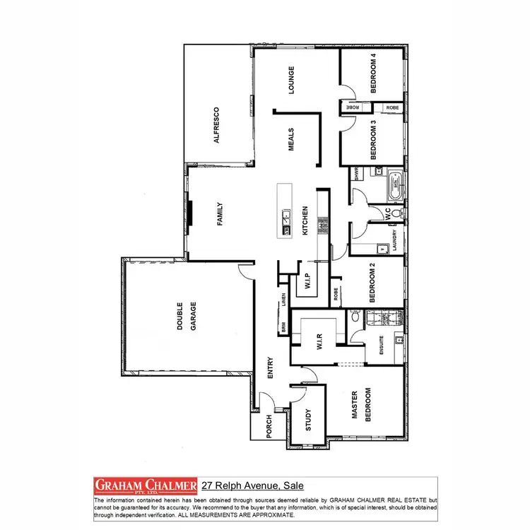 Floorplan of Homely house listing, 27 Relph Avenue, Sale VIC 3850