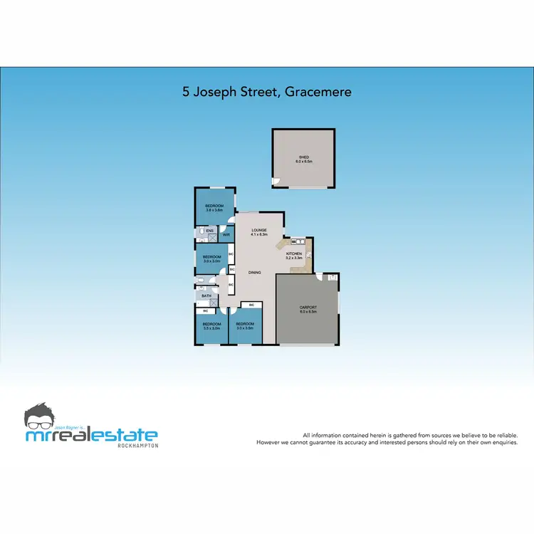 Floorplan of Homely house listing, 5 Joseph Street, Gracemere QLD 4702