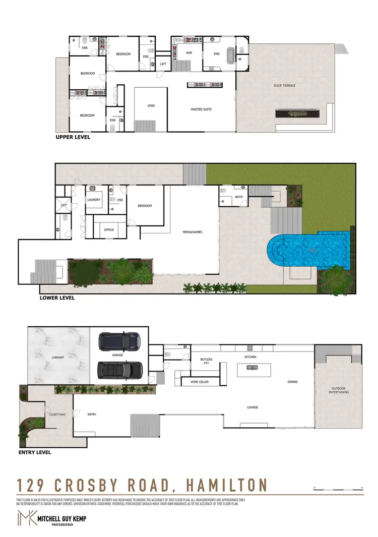 Floorplan of Homely house listing, 129 Crosby Road, Hamilton QLD 4007