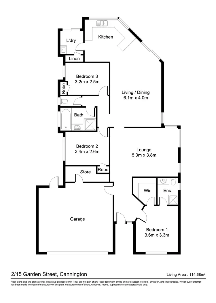 Floorplan of Homely house listing, 2/15 Garden Street, Cannington WA 6107