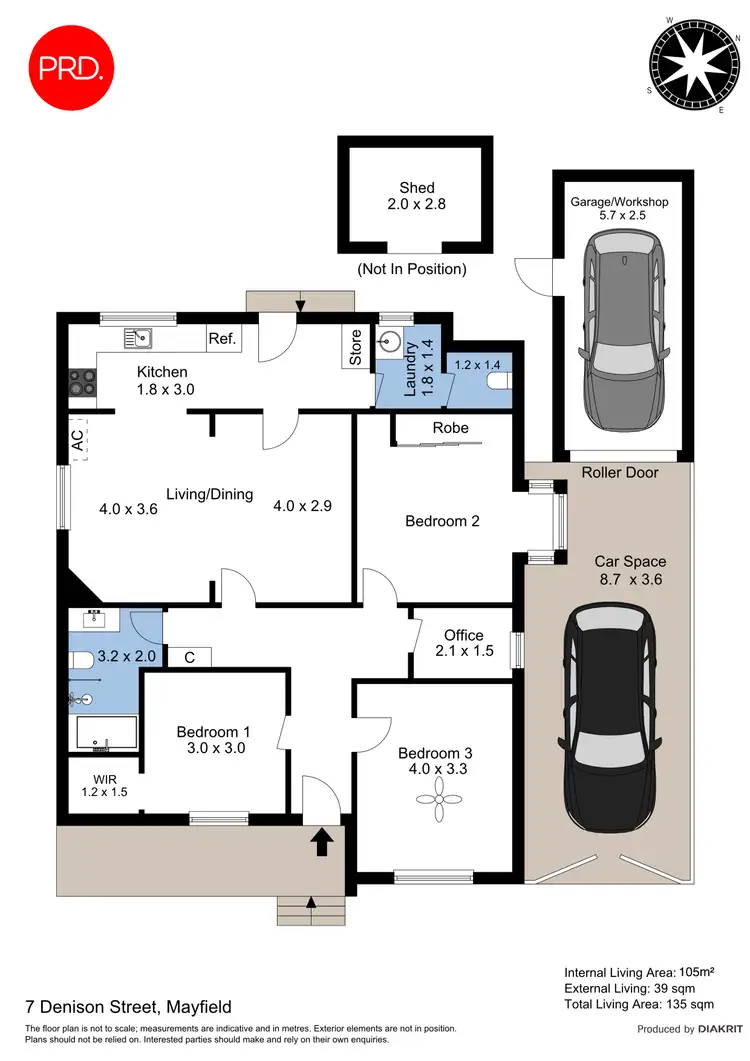 Floorplan of Homely house listing, 7 Denison Street, Mayfield NSW 2304