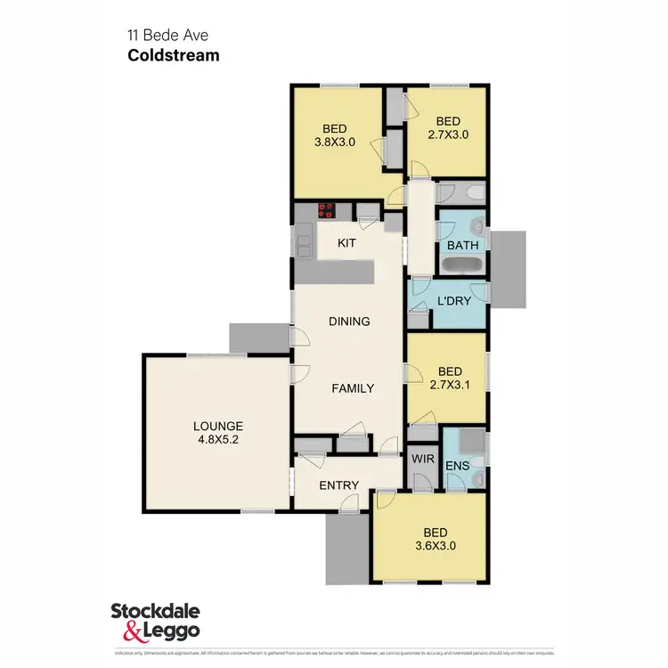 Floorplan of Homely house listing, 11 Bede Avenue, Coldstream VIC 3770