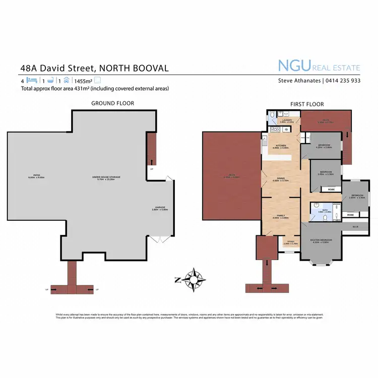 Floorplan of Homely house listing, 48A David Street, North Booval QLD 4304