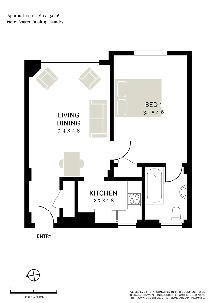 Floorplan of Homely apartment listing, 82/117 Macleay Street, Potts Point NSW 2011