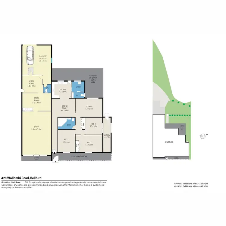 Floorplan of Homely house listing, 420 Wollombi Road, Bellbird NSW 2325