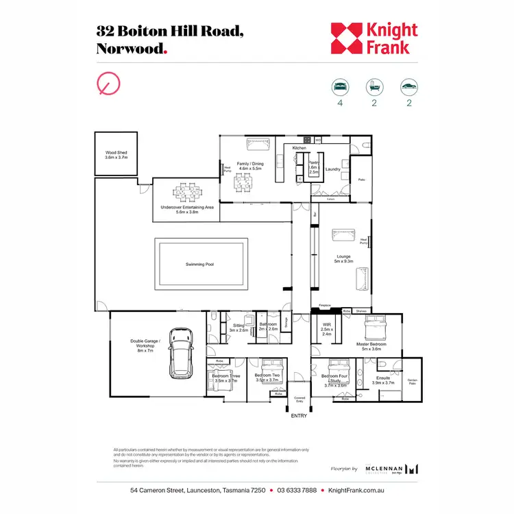 Floorplan of Homely house listing, 32 Boiton Hill Road, Norwood TAS 7250