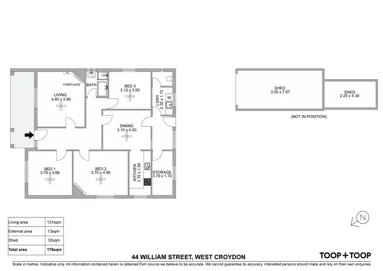 Floorplan of Homely house listing, 44 William Street, West Croydon SA 5008