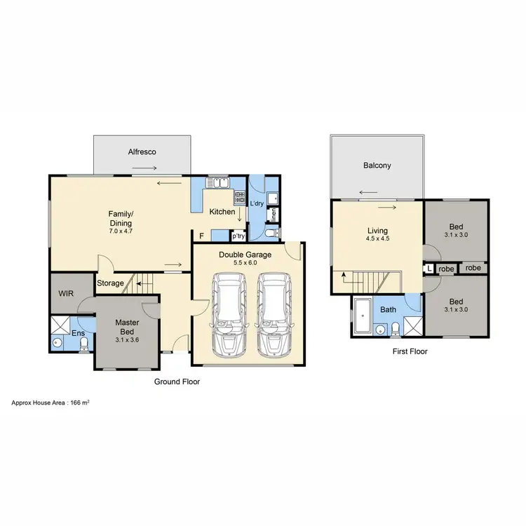 Floorplan of Homely townhouse listing, 30 Fairway Crescent, Mccrae VIC 3938