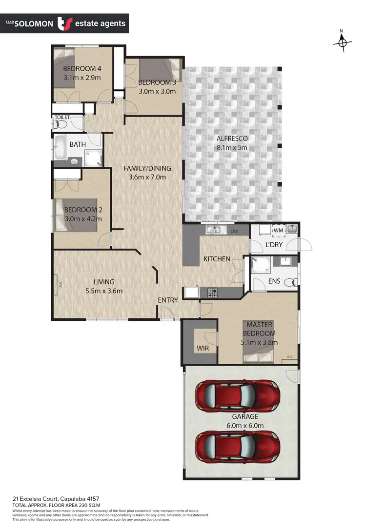 Floorplan of Homely house listing, 21 Excelsia Court, Capalaba QLD 4157