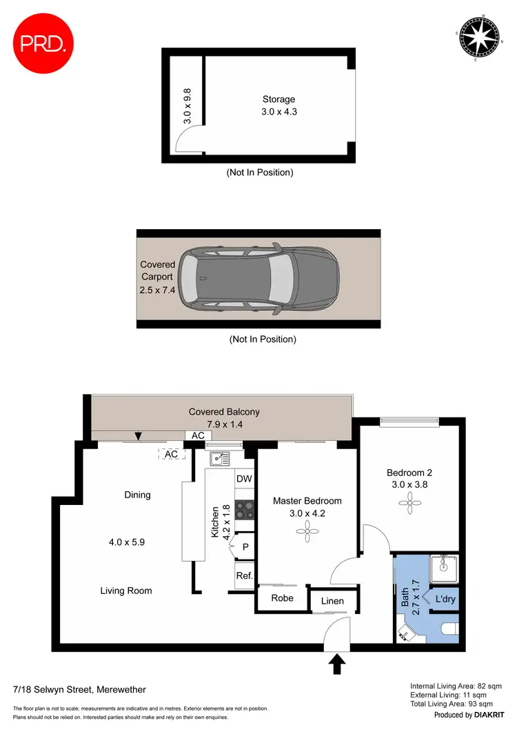 Floorplan of Homely apartment listing, 7/18 Selwyn Street, Merewether NSW 2291