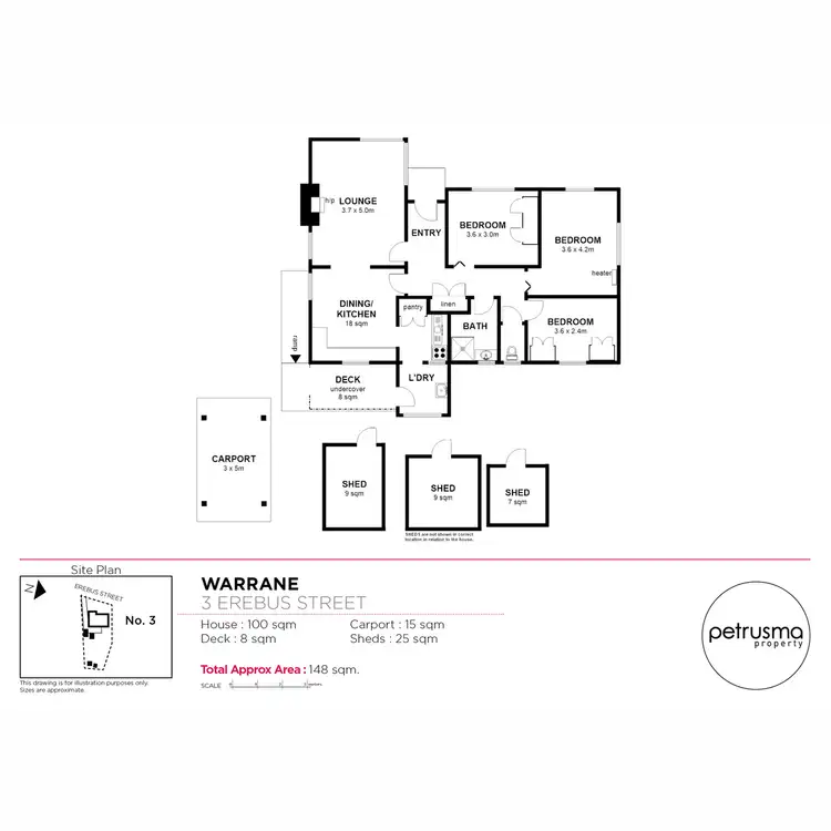 Floorplan of Homely house listing, 3 Erebus Street, Warrane TAS 7018