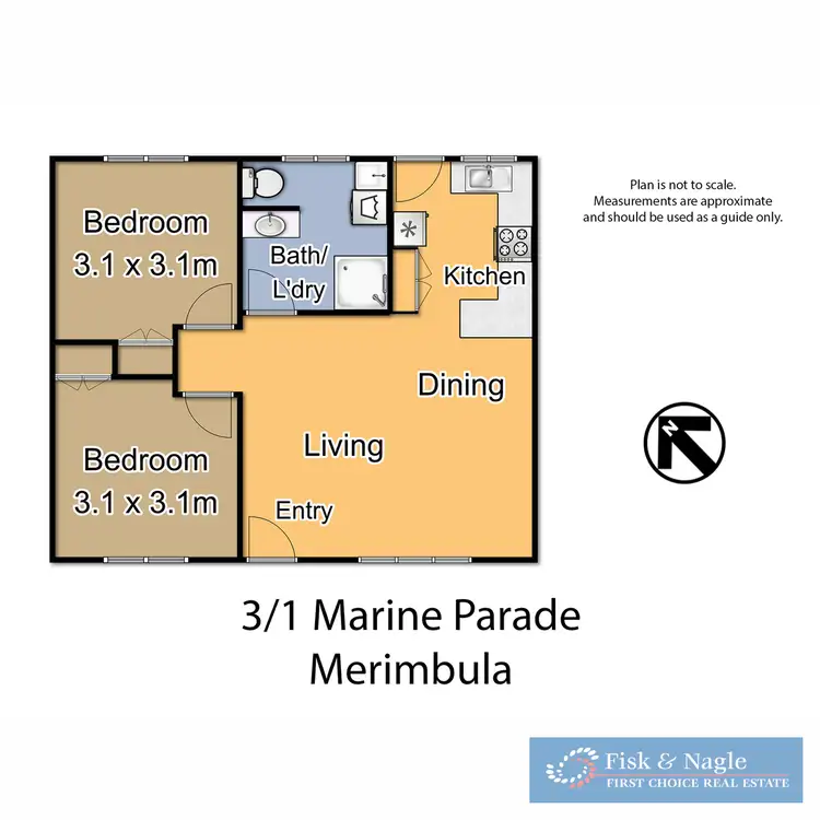Floorplan of Homely apartment listing, 3/1 Marine Parade, Merimbula NSW 2548