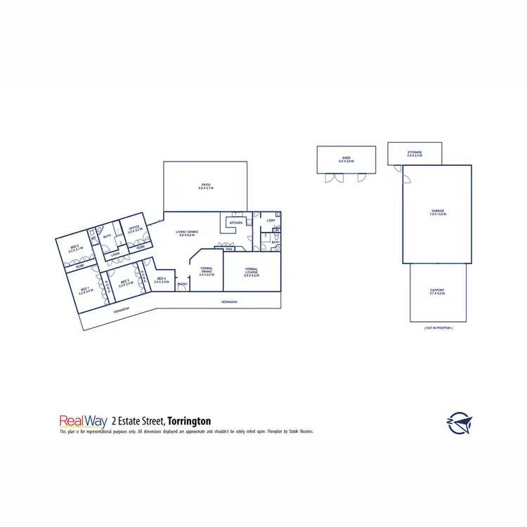 Floorplan of Homely house listing, 2 Estate Street, Torrington QLD 4350
