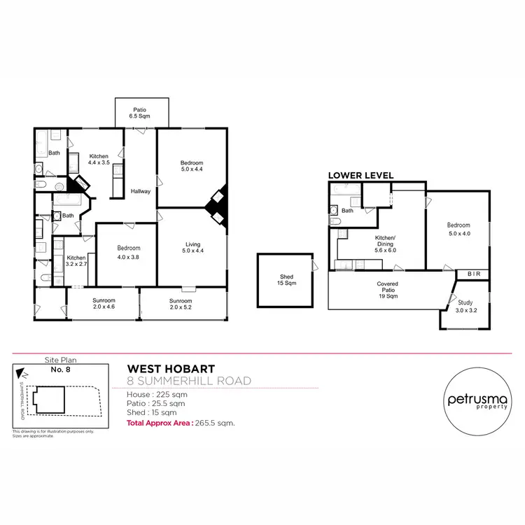 Floorplan of Homely house listing, 8 Summerhill Road, West Hobart TAS 7000