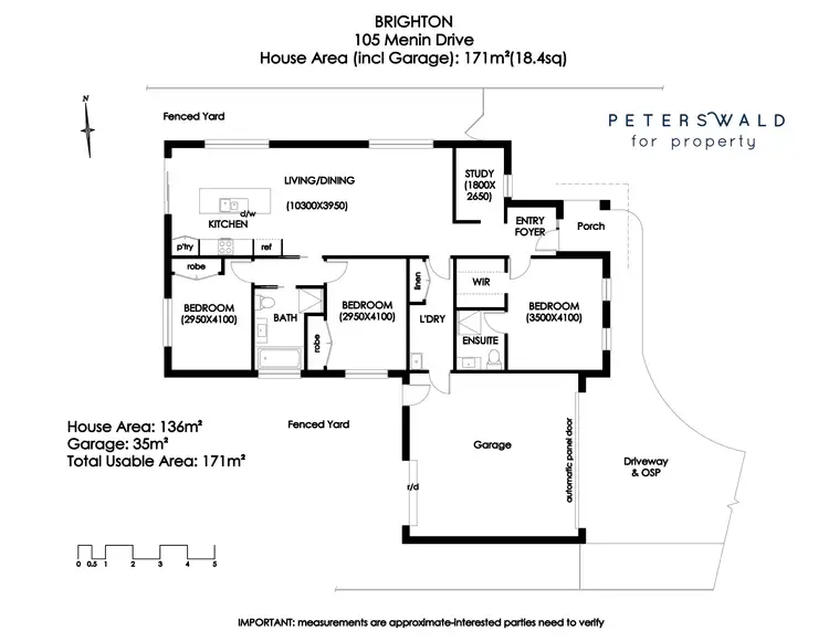 Floorplan of Homely house listing, 105 Menin Drive, Brighton TAS 7030