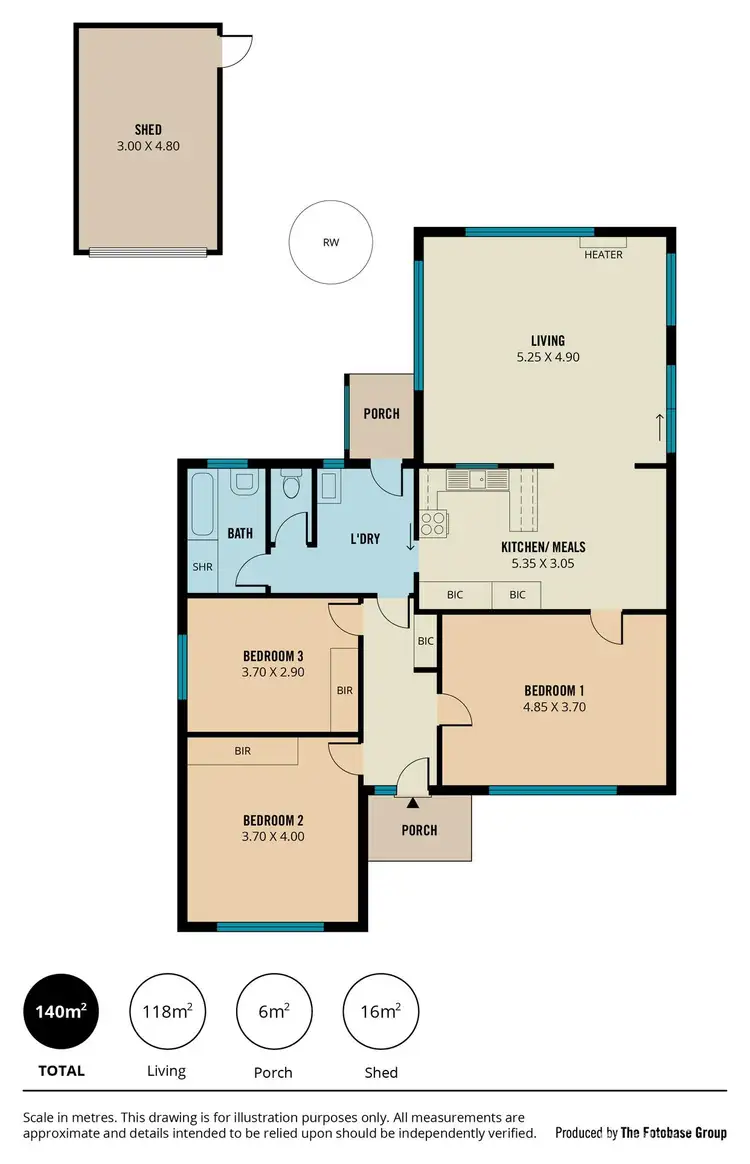 Floorplan of Homely house listing, 15 Seaview Street, Aldinga Beach SA 5173