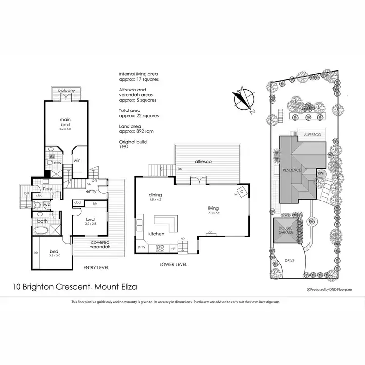 Floorplan of Homely house listing, 10 Brighton Crescent, Mount Eliza VIC 3930