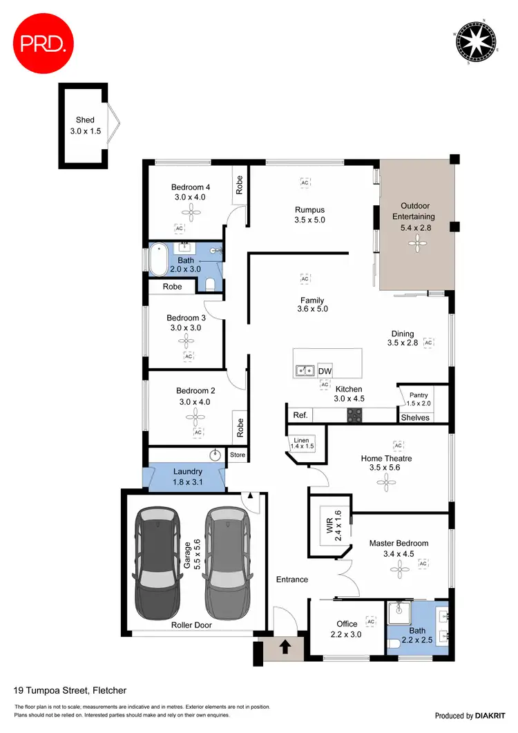 Floorplan of Homely house listing, 19 Tumpoa Street, Fletcher NSW 2287