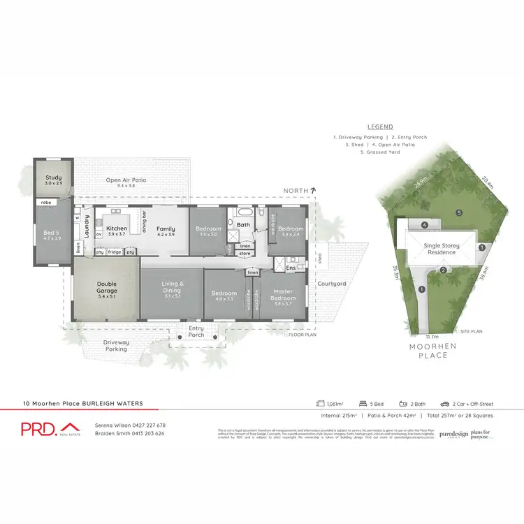 Floorplan of Homely house listing, 10 Moorhen Place, Burleigh Waters QLD 4220