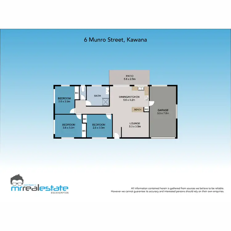 Floorplan of Homely house listing, 6 Munro Street, Kawana QLD 4701