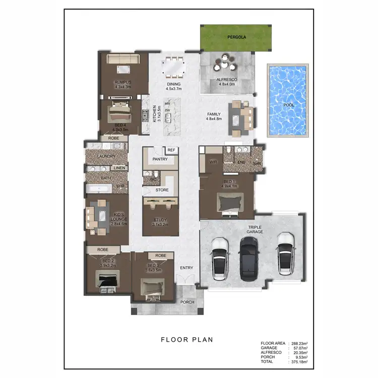 Floorplan of Homely house listing, 4 Prospect Avenue, Glenmore Park NSW 2745