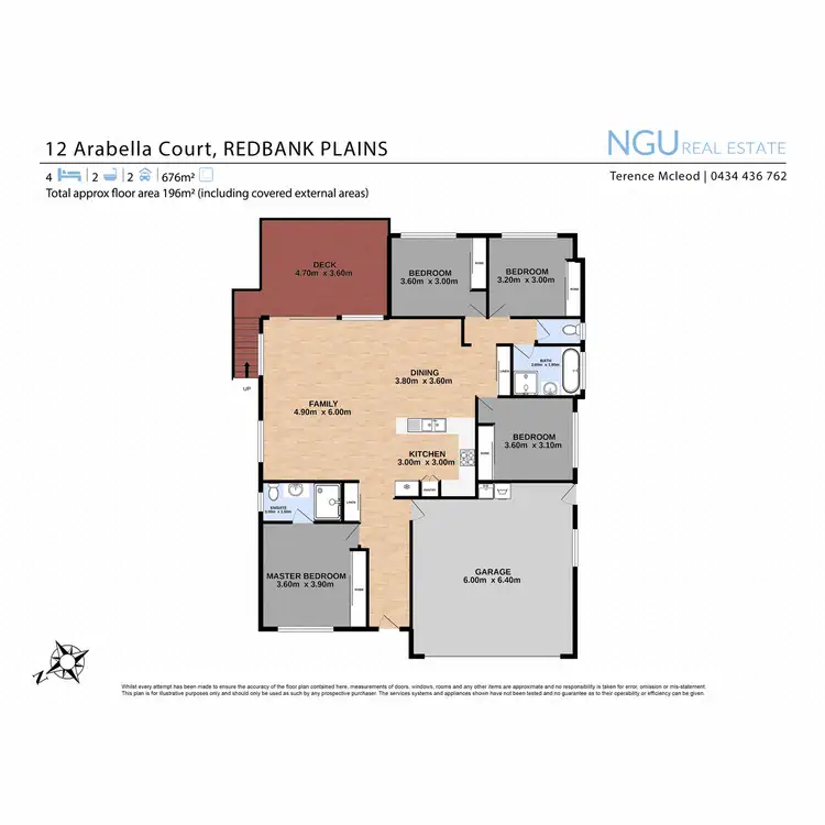 Floorplan of Homely house listing, 12 Arabella Court, Redbank Plains QLD 4301