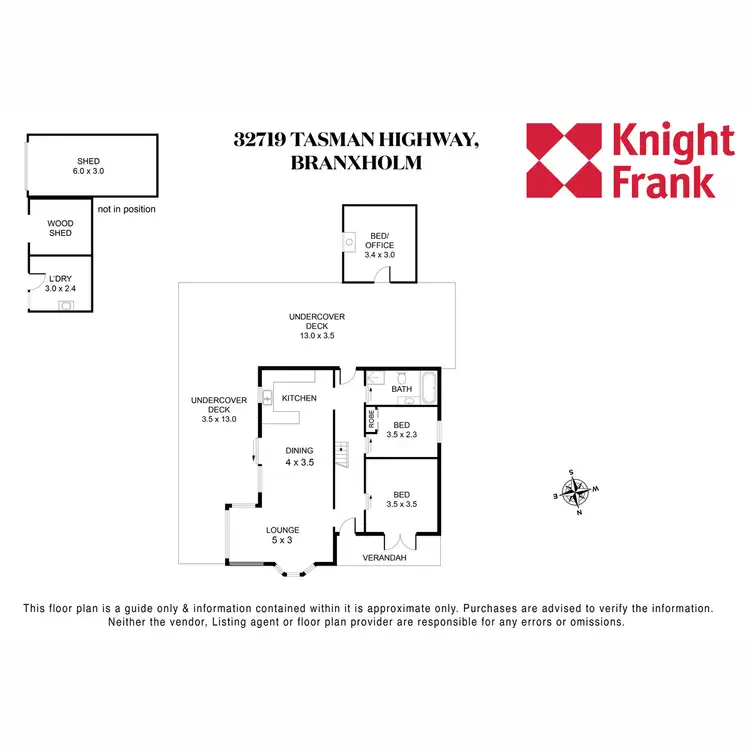 Floorplan of Homely house listing, 32719 Tasman Highway, Branxholm TAS 7261