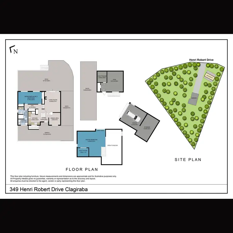 Floorplan of Homely rural property listing, 349 Henri Robert Drive, Clagiraba QLD 4211
