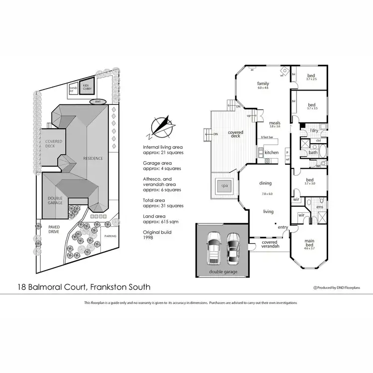 Floorplan of Homely house listing, 18 Balmoral Court, Frankston South VIC 3199