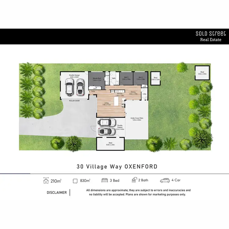 Floorplan of Homely house listing, 30 Village Way, Oxenford QLD 4210