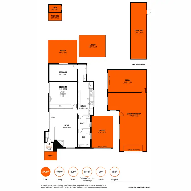 Floorplan of Homely house listing, 44 Boord Street, Semaphore South SA 5019