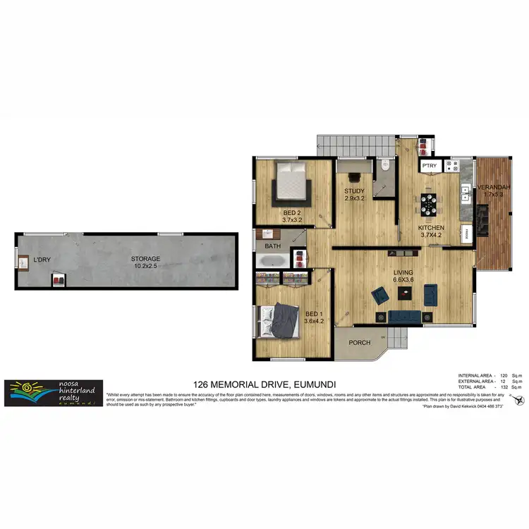 Floorplan of Homely house listing, 126 Memorial Drive, Eumundi QLD 4562