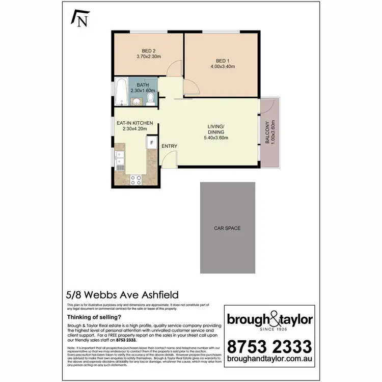 Floorplan of Homely apartment listing, 5/8 Webbs Avenue, Ashfield NSW 2131