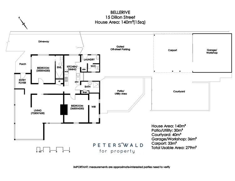 Floorplan of Homely house listing, 15 Dillon Street, Bellerive TAS 7018