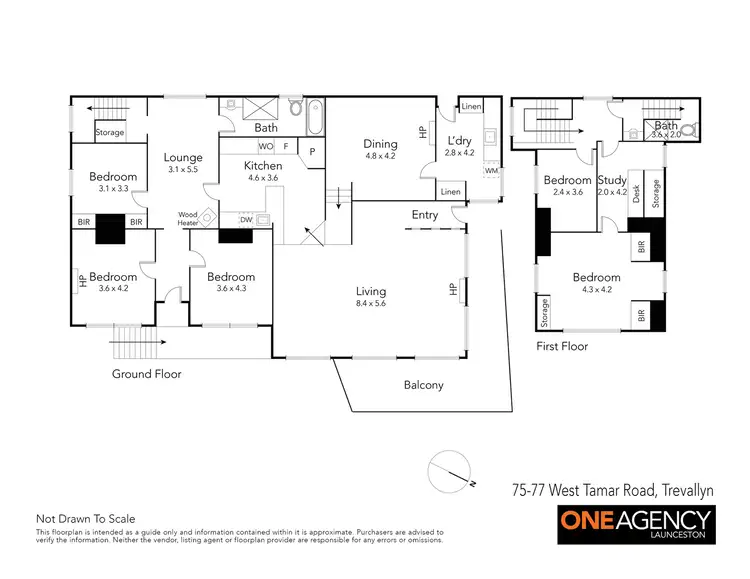Floorplan of Homely house listing, 75-77 West Tamar Road, Trevallyn TAS 7250