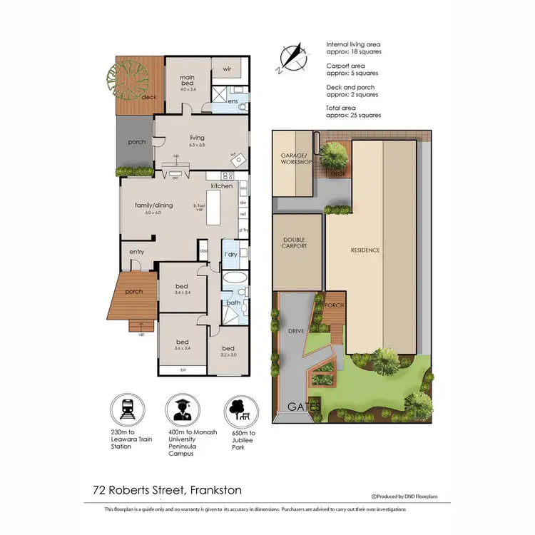 Floorplan of Homely house listing, 72 Roberts Street, Frankston VIC 3199