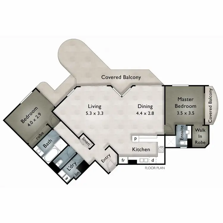 Floorplan of Homely apartment listing, 23/20 Cronin Avenue, Main Beach QLD 4217