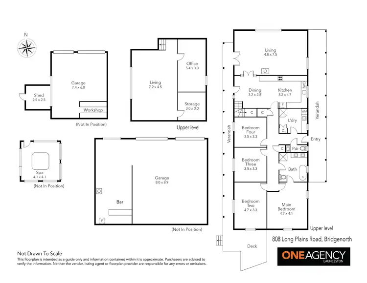 Floorplan of Homely house listing, 808 Long Plains Road, Bridgenorth TAS 7277
