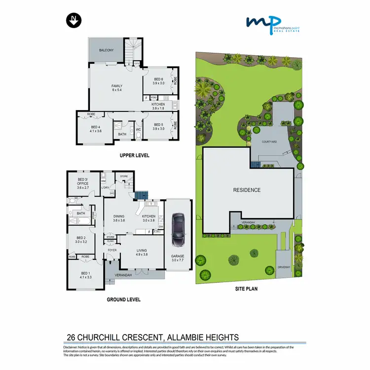 Floorplan of Homely house listing, 26 Churchill Crescent, Allambie Heights NSW 2100