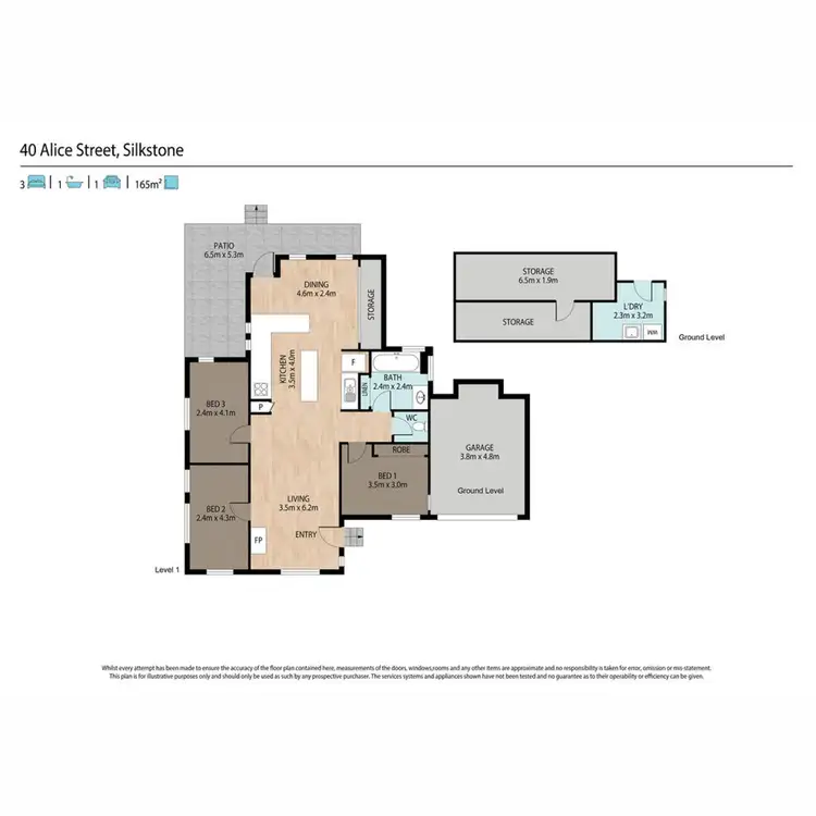 Floorplan of Homely house listing, 40 Alice Street, Silkstone QLD 4304