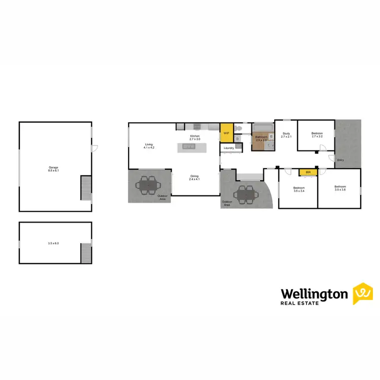 Floorplan of Homely house listing, 133 Macarthur Street, Sale VIC 3850
