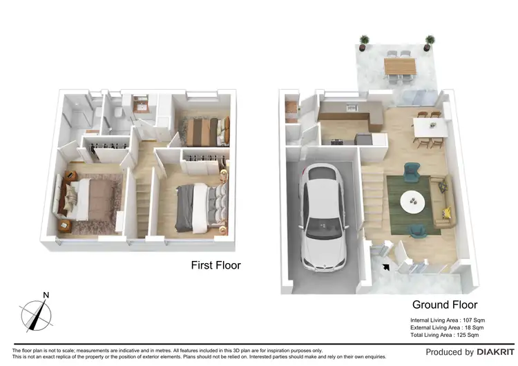 Floorplan of Homely townhouse listing, 16/48 Lemke Road, Taigum QLD 4018