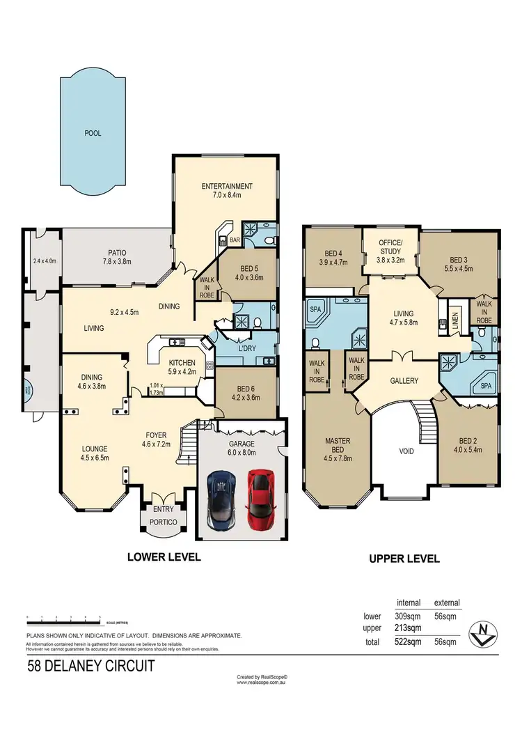 Floorplan of Homely house listing, 58 Delaney Circuit, Carindale QLD 4152