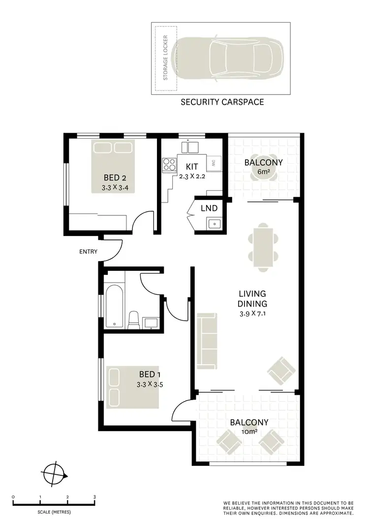 Floorplan of Homely apartment listing, 6/11-15 Renwick Street, Leichhardt NSW 2040