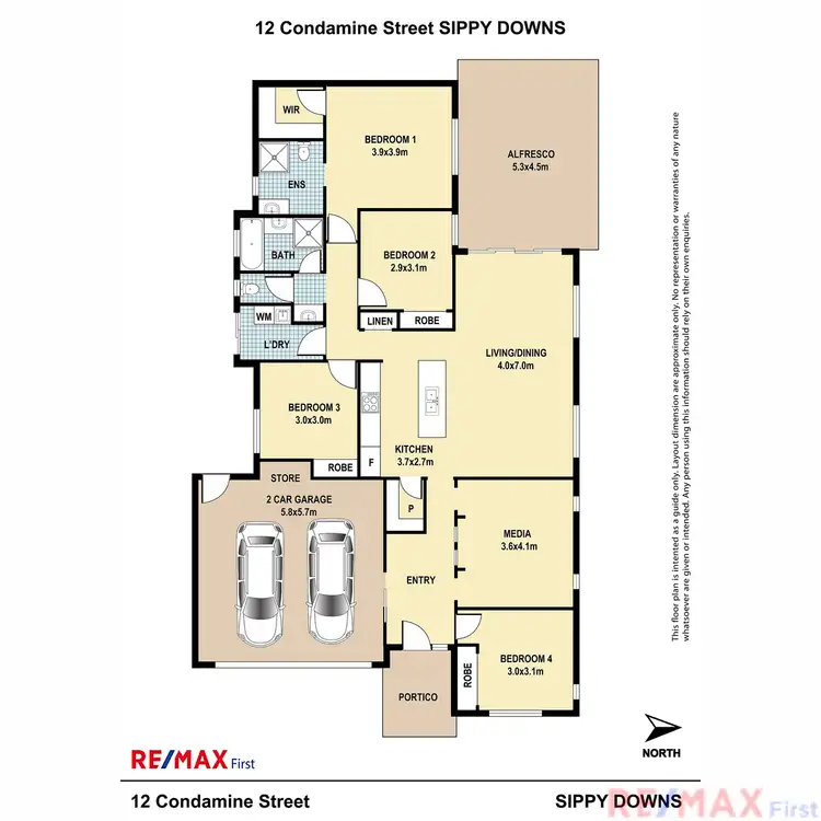 Floorplan of Homely house listing, 12 Condamine Street, Sippy Downs QLD 4556