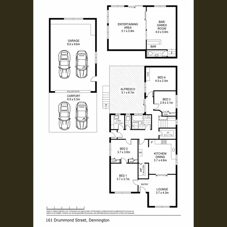 Floorplan of Homely house listing, 161 Drummond Street, Warrnambool VIC 3280