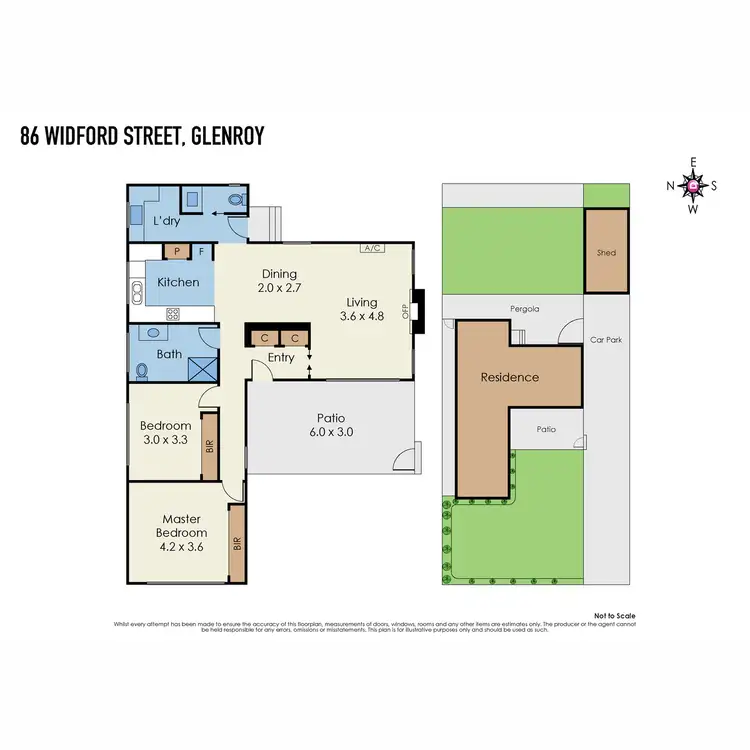 Floorplan of Homely house listing, 86 Widford Street, Glenroy VIC 3046