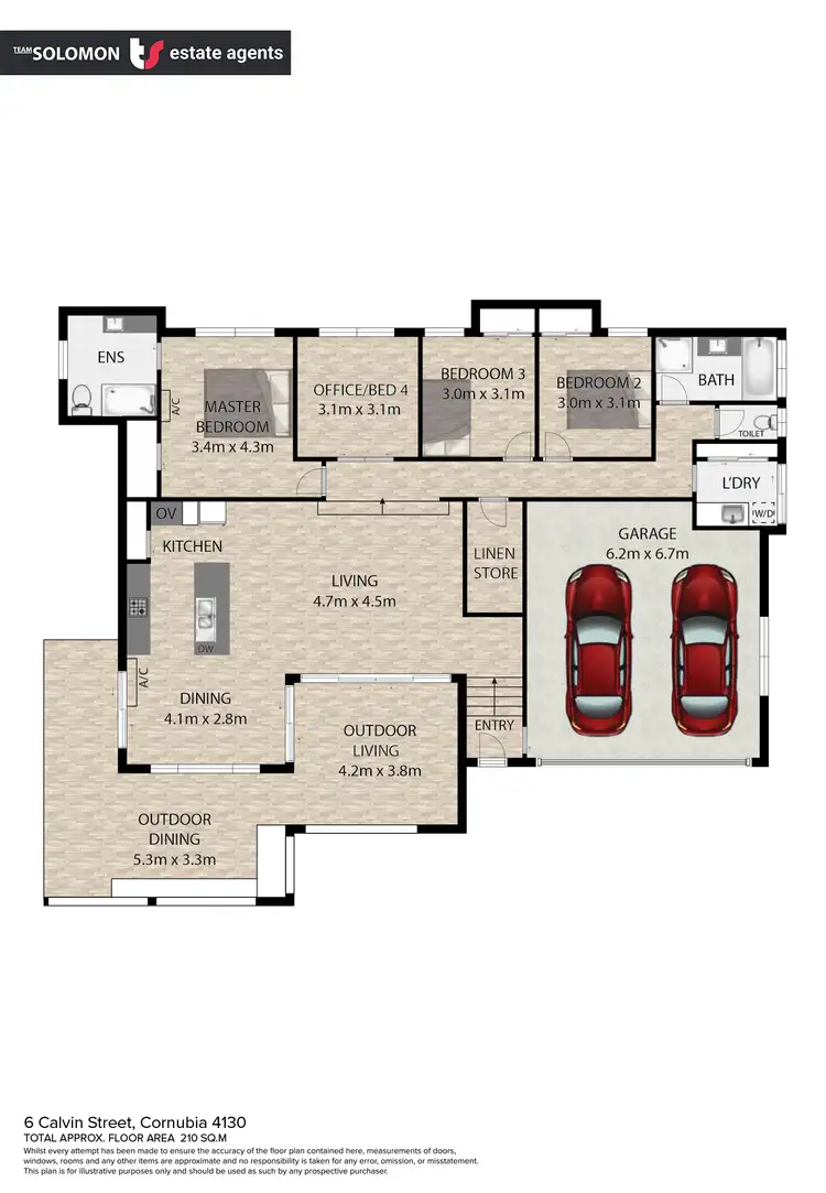 Floorplan of Homely house listing, 6 Calvin Street, Cornubia QLD 4130