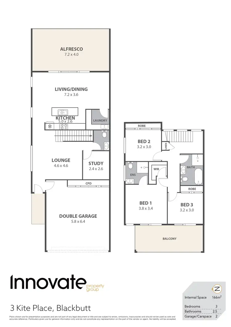 Floorplan of Homely townhouse listing, 3 Kite Place, Blackbutt NSW 2529